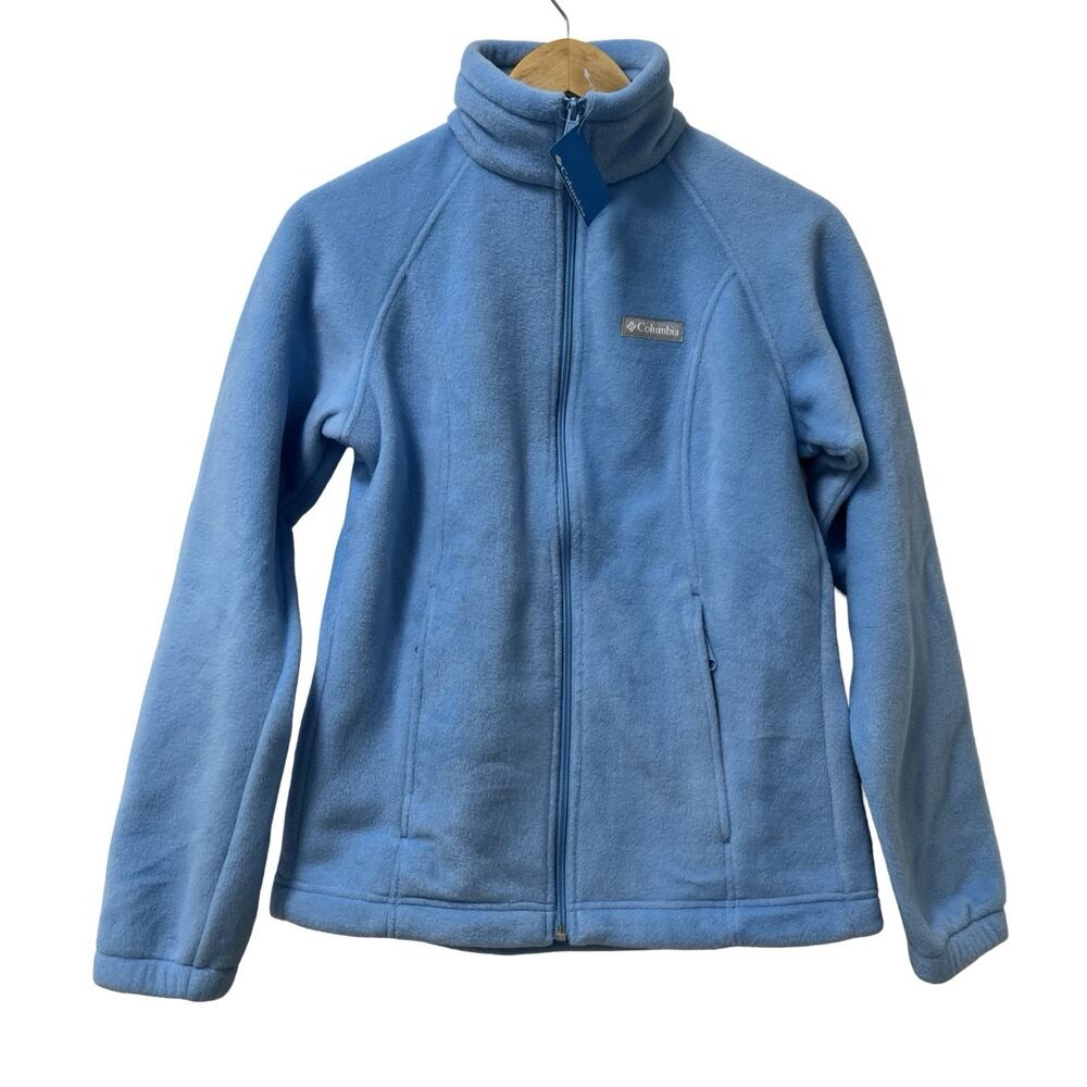 Columbia Womens Sawyer Rapids 2.0 Fleece Jacket Size S Blue Outdoor Cozy NWT